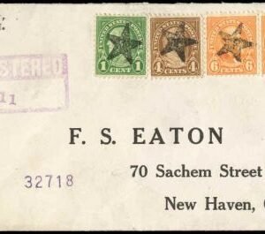 US New Hampshire, Alton 632, 636, 638 Fancy Cancel Coverr