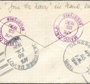 US Oklahoma, Maud 632, 638, 642 Fancy Cancel Cover, Navy