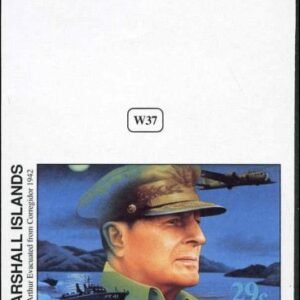 Marshall Is. 303 Imperf, W37 MacArthur Evacuated