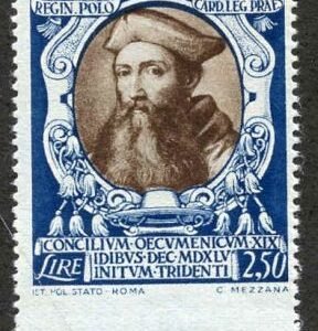 Vatican 117 Error F - VF NH Imperf Bottom Margin