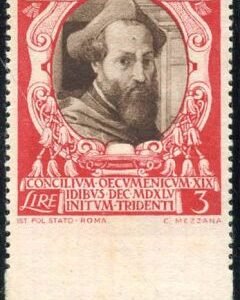 Vatican 118 Error VF Bottom Imperf Margin - Toning Spot