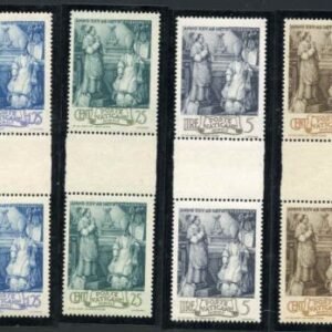Vatican 80 - 83 VF NH Strips of 8
