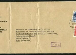 Switzerland Officials 5O4 - 5O5 VF on Cover to Austria