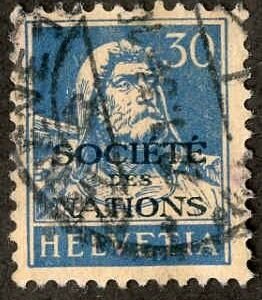 Switzerland Officials 2O17a Used VF single cds cancel few tiny wrinkles