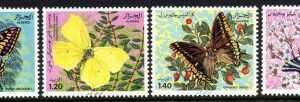 Algeria 668 - 671 NH Butterfly set of 4