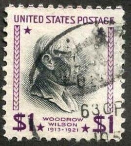 US 832b XF Used "195_" Dated Cancel - Scarce!