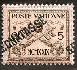 Vatican J1 XF NH Strongly Shifted Ovpt to Left Single
