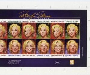 Marshall Is. 592 Imperf M/S Marilyn Monroe
