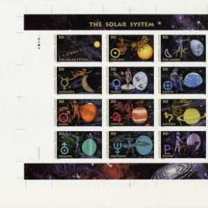 Marshall Is. 582 Imperf M/S of 12 Solar System, Mythology