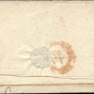 Italian States - Roman States 6 (2 on cover) VF - Each 4 margin VF to naples with red maritime cancel