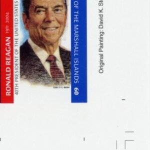 Marshall Is. 836 Imperf Single, Ronald Reagan