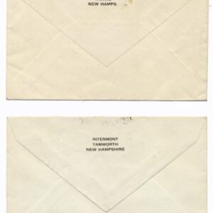 Autographs Frances F. Cleveland 2 Free Frank Covers, NH History