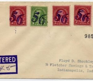 US Arkansas, Fifty-Six Fancy Cancel Cover, Solid Numerals