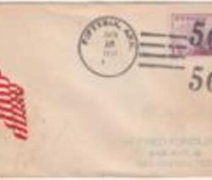 US Arkansas, Fifty-Six 737 Fancy Cancel Cover, Solid Numerals