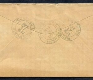 US Indiana, Highland 557, 559, 644 Fancy Cancel Cover, Clover, St. Patrick's Day