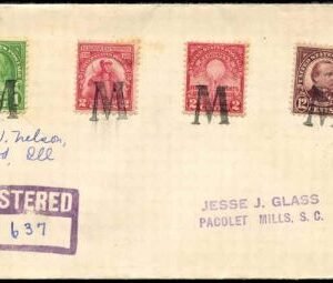 US Illinois, Milford 552, 554, 654, 657 Fancy Cancel Cover
