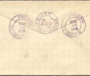 US Illinois, Milford 552, 554, 654, 657 Fancy Cancel Cover