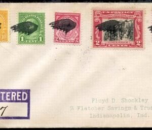 US Illinois, Wing 552, 562, 651, 682 Fancy Cancel Cover