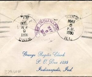 US Illinois, Wing 552, 562, 651, 682 Fancy Cancel Cover
