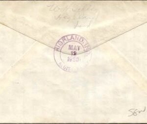 US Illinois, Lockport 552, 638, 683 Fancy Cancel Cover