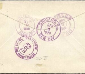 US Illinois, Joliet  554, 561, 638 Fancy Cancel Cover