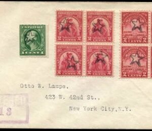 US Connecticut, Plantsville Fancy Cancel Cover, Star