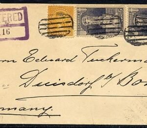 US New York, New York 591, 628 Fancy Cancel Cover