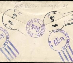 US Kentucky, Ed 554, 563, 654, 681 Fancy Cancel Cover, E and D