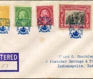 US Kentucky, Ed 552, 554, 562, 651 Fancy Cancel Cover, Double Headed Eagle