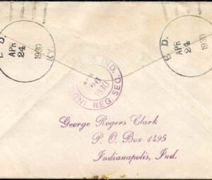 US Kentucky, Ed 552, 554, 562, 651 Fancy Cancel Cover, Double Headed Eagle