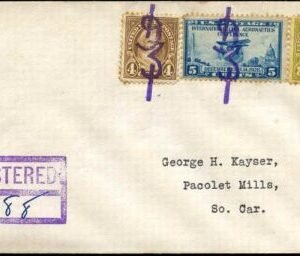 US Indiana, Schererville 556, 560, 650 Fancy Cancel Cover