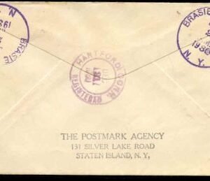 US New Jersey, Braisie Corners 551, 552, 553, 564 Fancy Cancel Cover