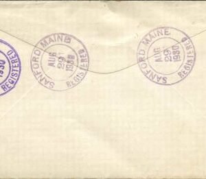 US Maine, Sanford 552, 558, 645, 682, 688 Fancy Cancel Cover