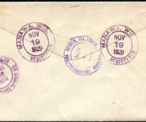 US Wisconsin, Manawa 622, 680, U522 Fancy Cancel Cover, Crossroads