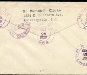 US Wisconsin, Medina 551, 556, 681 Fancy Cancel Cover'Negative"M" in Circle