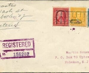 US New Jersey, Hoboken 554, 557, 562 Fancy Cancel Cover