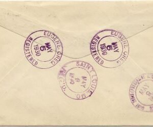 US Oregon, Eugene 566, U429 Fancy Cancel Cover