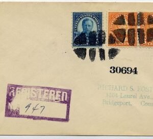 US Pennsylvania, Sharpsville 557, 558 Fancy Cancel Cover