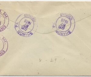 US Pennsylvania, Sharon 560, 561 Fancy Cancel Cover "APS" in Rectangle