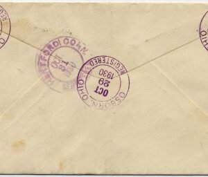 US Ohio, Osborn 552, 553, 681 Fancy Cancel Cover, Star