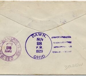 US Ohio, Dawn 563, 651 Fancy Cancel Cover, Maltese Cross