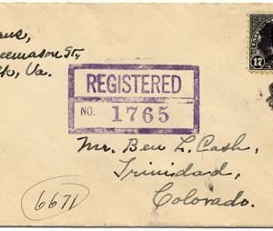 US Ohio, Crestline 623 Fancy Cancel Cover, Geometric Swirls