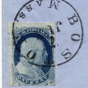 US 1850 Advertising Cover for German Fly Paper with Scott  7