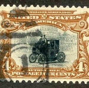 US 296 Early Commemoratives VF - XF Used