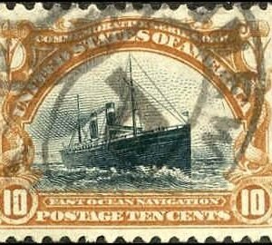 US 299 Early Commemoratives VF - XF Used cv $32.50