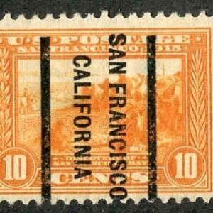 US 400a Early Commemoratives F - VF San Francisco Precancel cv $20