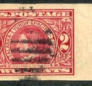 US 371 Early Commemoratives XF Used Margin Single