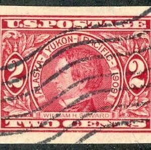 US 371 Early Commemoratives VF Used Single Imperf Singles