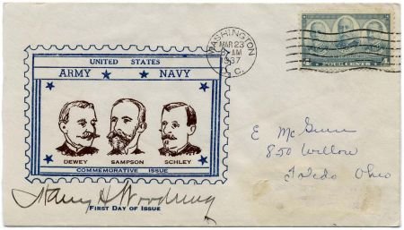 INV-09696itExt_1bd893e0-eb2d-4244-8658-555dd8f34bce US 793 Autographed Cover, Gov. Woodring, Secretary of State