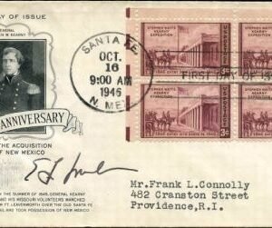 US 944 Autographed Cover signed by E. Mechem Congressman of NM